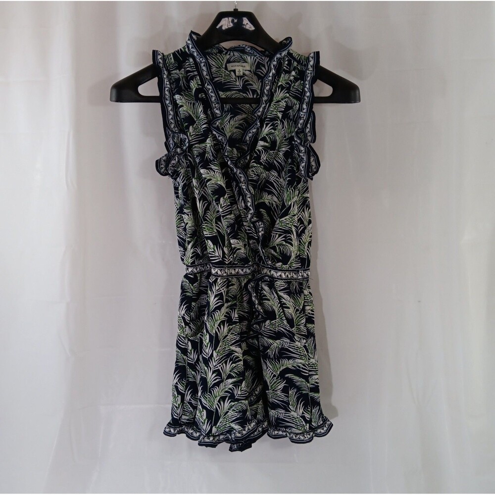 Max Studio Shorts Romper Women's Size Small Multicolor